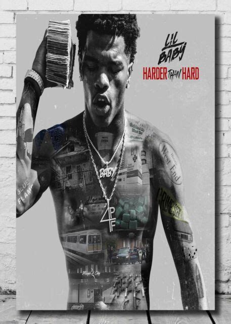 27x40 24x36 Poster Lil Baby Harder Than Hard 2020 Music Rap Album 3715