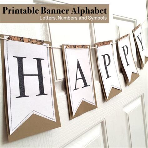 Printable Full Alphabet For Banners Angie Holden The Country Chic Cottage