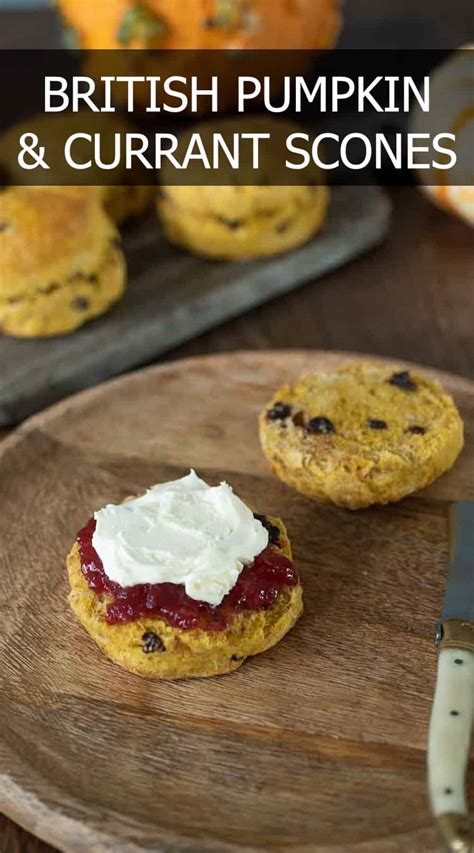British Pumpkin And Currant Scones Culinary Ginger