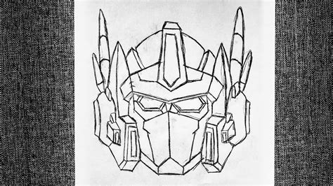How To Draw Optimus Prime Step By Step Transformers Drawing Easy