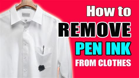 How To Remove Ink Stain From Clothes Simple Way To Remove Ballpoint