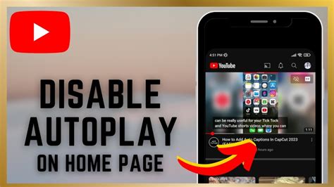 How To Disable Autoplay On Youtube Home Page 2023 Youtube