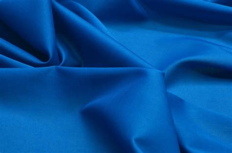 Premium Photo Blue Cotton Fabric