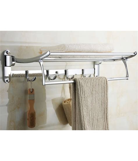 Ltr14152mb bagno lucido stainless steel towel holder, in matte black write a review. Buy Vardhman Ceramics Stainless Steel Folding Towel Rack ...