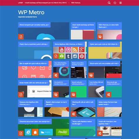 wp metro  responsive wordpress theme