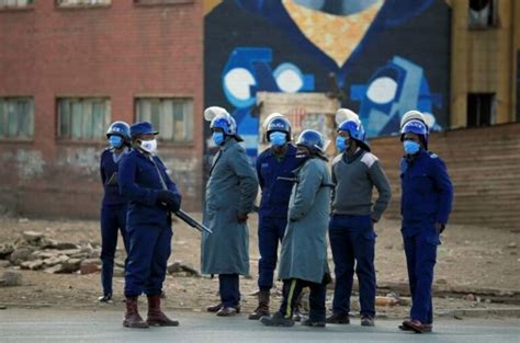 Zimbabwe Police Arrest Protesters Patrol Streets On Day Of Protest