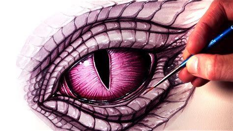 How To Draw A Dragon Eye Pt2 Youtube