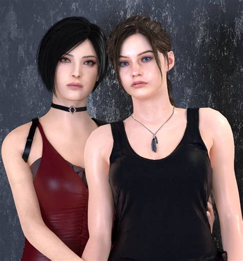 Resident Evil Remake Ada And Claire P By Eveniz On DeviantArt Ada Wong Couples Characters