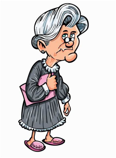 Old Woman Vector Clipart Best