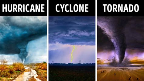 Hurricane Tornado Cyclone Whats The Difference