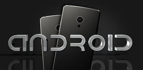 3d Android Logo Illustrations With Smartphones