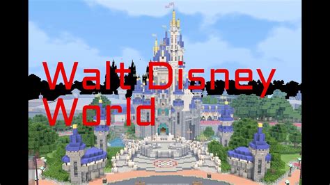 Going To Walt Disney World In Minecraft Minecraft Madness Vol 6 Youtube
