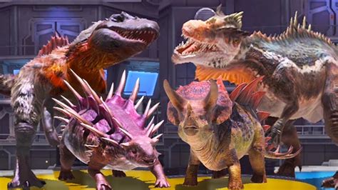 Jurassic World Alive Full Team Of Epic Hybrid Dinosaurs Jurassic World Alive Gameplay
