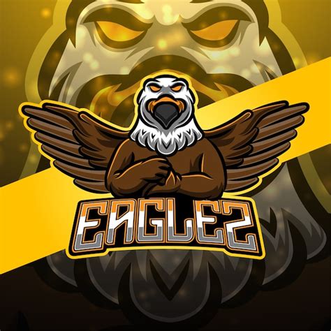 Premium Vector Eagle Sport Mascot Logo Design