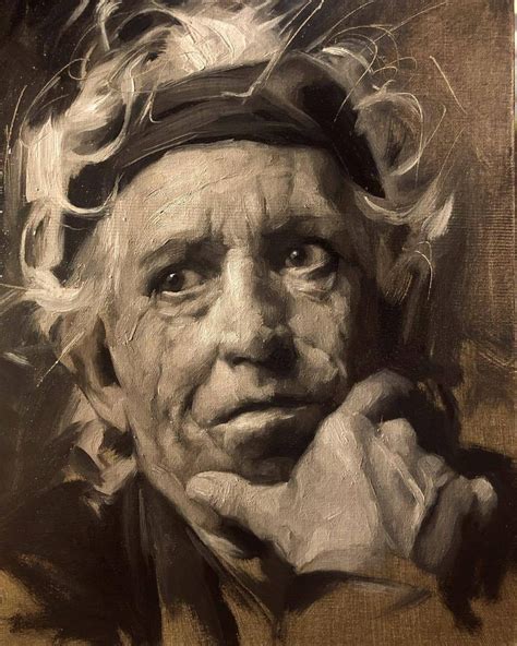 Classical Realism Inspired | Keith richards, Portrait, Celebrity portrait