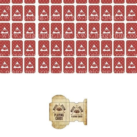 Printable Miniature Dollhouse Playing Cards With Box Digital
