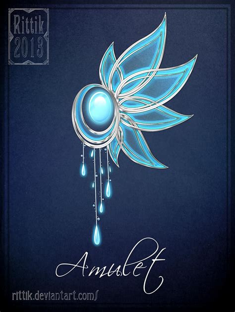 Amulet Commission 5 By Rittik On Deviantart Karya Seni Fantasi