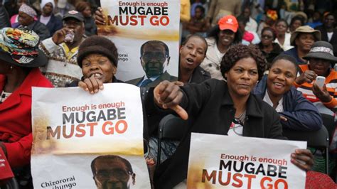 Thousands March In Zimbabwe Against President Robert Mugabe After