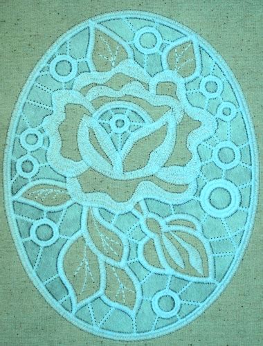 Cutwork Rose Medallions Advanced Embroidery Designs