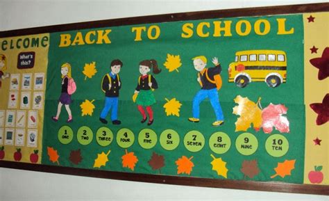 Welcome Back To School Bulletin Board Themes