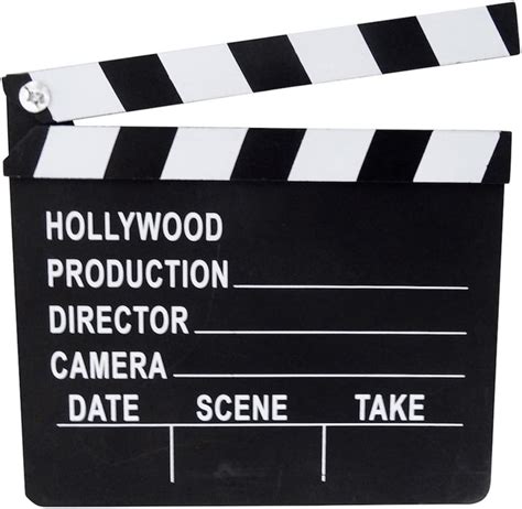 1 Pack Of 6 Pieces 8x7 Plastic Hollywood Movie Themed