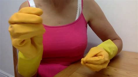 Rubbergloves Rubber Asmr Mummy Opens New Pack Yellow Marigold Rubber Gloves Youtube