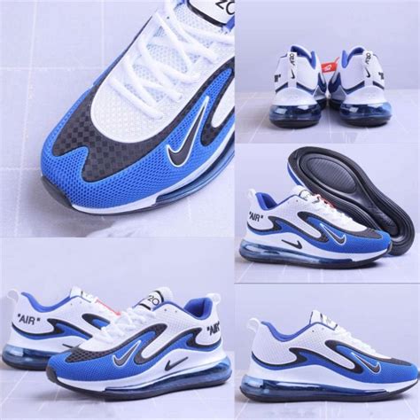 6499 Mens Nike Air Max 720 Kpu Tpu Shoes Whiteroyal Blueblack