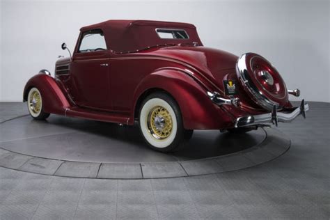 1936 Ford Deluxe Convertible 1701 Miles Maroon Convertible 350 V8 4