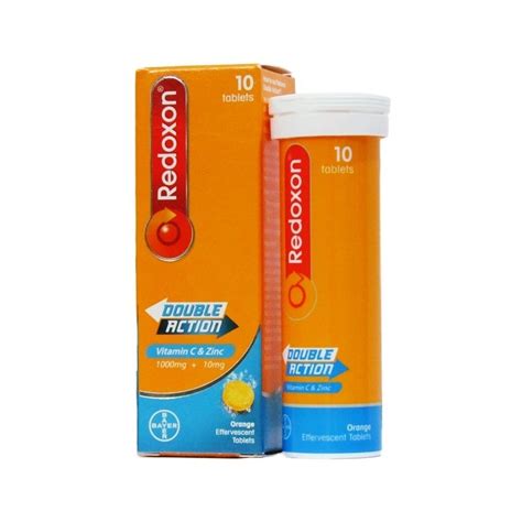 Redoxon Da Vitamin C Zinc Orange Effervescent Tab 10s
