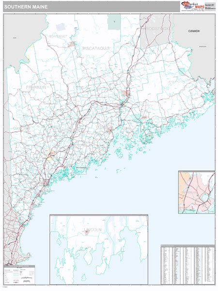 Southern Maine Zip Code Map
