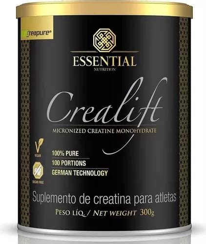 Crealift Creatina Creapure 300g Essential Frete grátis