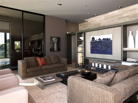 Modern Cabinet Sunset Strip Luxury Modern House With