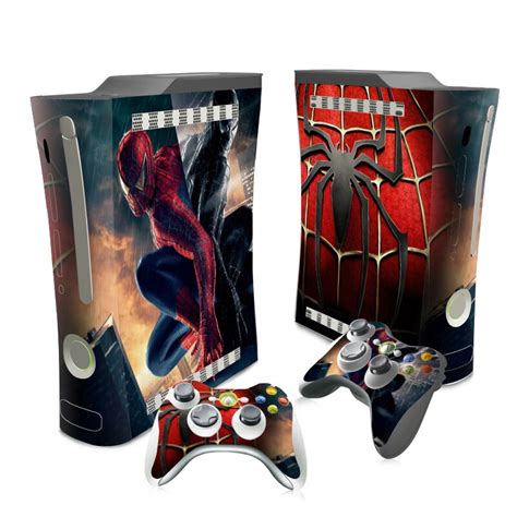 Free Drop Shipping Cool Skin Sticker For Xbox 360 Console And Two Controllers Skin Stickers Tn