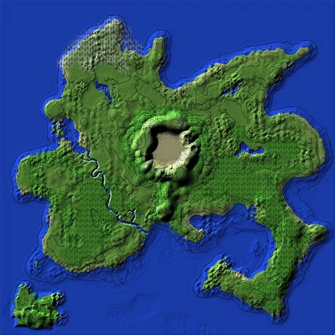 Custom Island Terrain Wip Minecraft Map