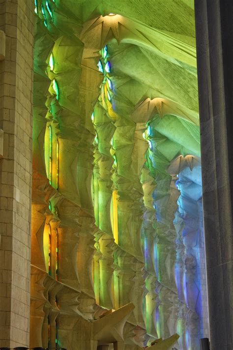 Interior Of La Sagrada Familia By Antoní Gaudí Barcelona Rspainpics