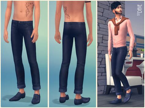 Low Rise Chinos Jeans Formal Dark The Sims 4 Catalog