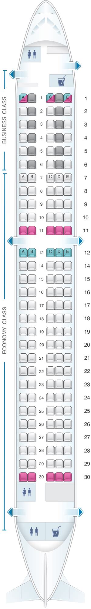 Seat Map Swiss Airbus A220 300 Seatmaestro