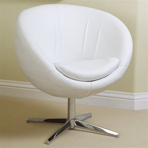 Оно появилось у beathles в клипе help и в «космической одиссее» стенли кубрика. Trent Home Daniel Leather Egg Chair in White - 896112CY