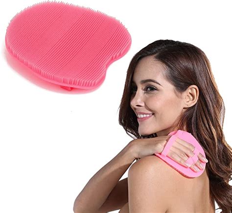 innerneed food grad soft silicone body scrubber shower cleansing brush gentle exfoliating bath