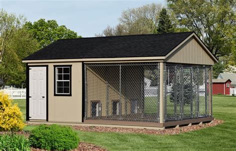 This 3 Dog Pre Built Kennel Is Delivered Fully Assembled And Ready For