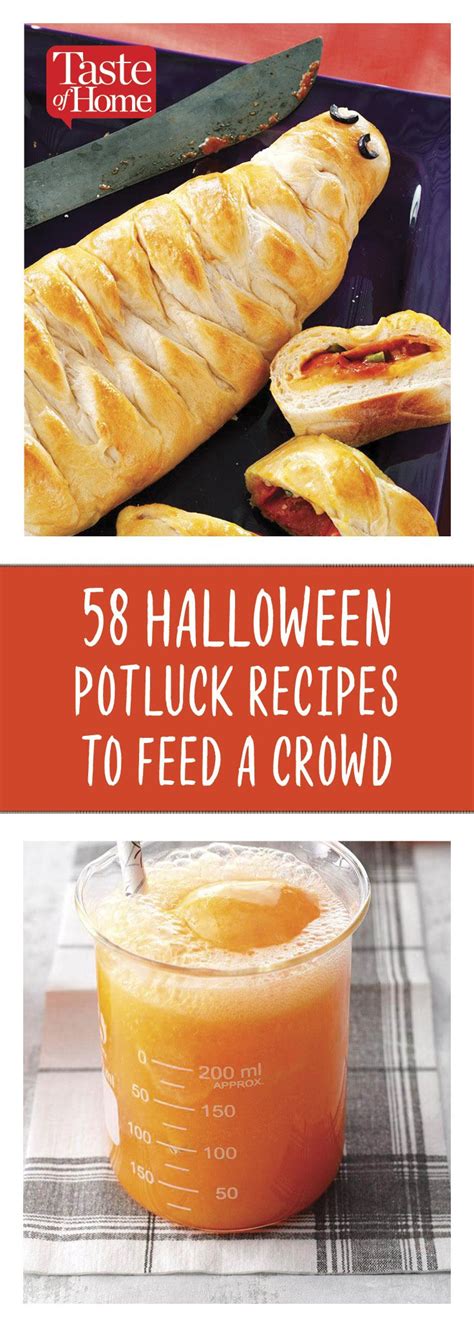Food for a crowd can be pretty intimidating. 72 Spooky Good Halloween Potluck Recipes to Feed a Crowd ...