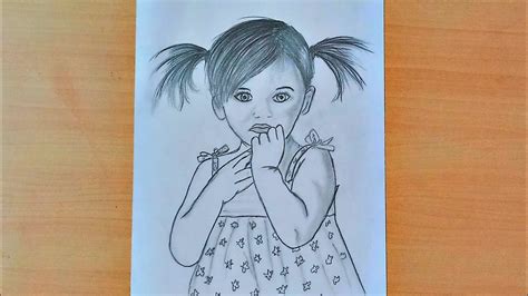 How To Draw A Little Girl Easy How To Draw A Cute Little Girl Easy