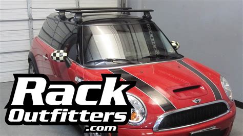Mini Cooper Thule Rapid Traverse Black Aeroblade Roof Rack Wo Sra By