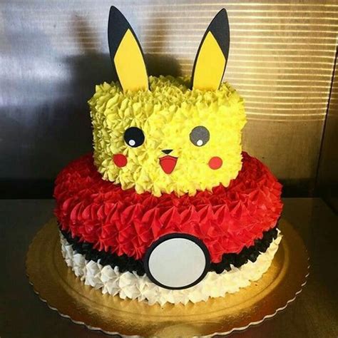 2 Layer Pokemon Cake Winni Pokemon Party Cake Girl Pokemon Birthday