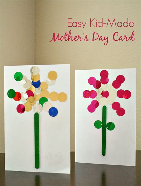Easy Mothers Day Card Kids Can Make Fantastic Fun And Learning