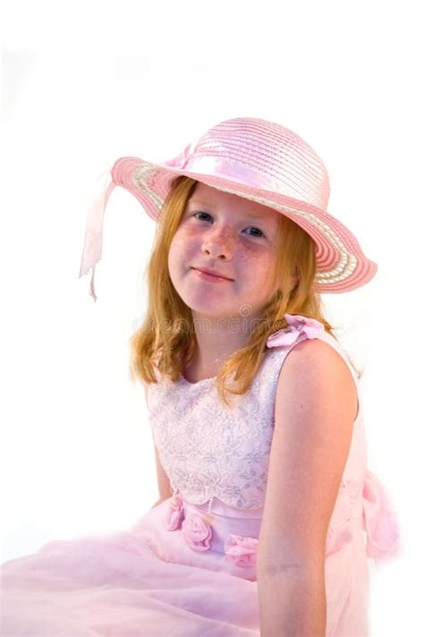 Girl Standing In Pink Dress Stock Image Image Of Pink Princess 2953911