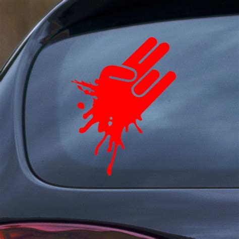 Jdm Shocker Hand Car Decal Vinyl Sticker Window Bumper Etsy