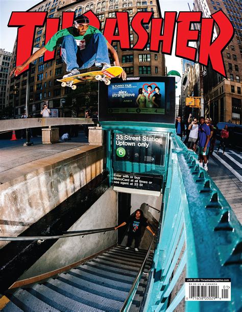 Tyshawn Jones Thrasher Cover Skateboard Photography Art Collage Wall