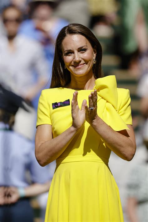 Kate Middleton Attends The Womens Final Of The Wimbledon 2022 Gotceleb
