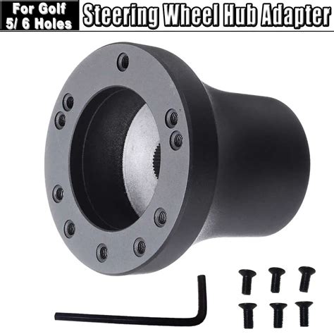 1pcs Universal Black Steering Wheel Hub Adapter Fits For Ez Go Txt And